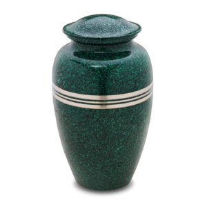 Speckled Emerald Cremation Urn